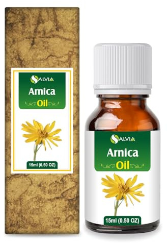 Arnica (Arnica Montana) Essential Oil by Salvia Bottle 100% Natural Undiluted Premium Oil (15 ml with Dropper)