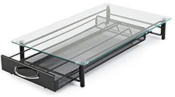 MAGNANI Rechteckiger Kaffeekapselhalter für 40 Kapseln, Platzsparende Aufbewahrung für Kaffeekapseln, Kaffeekapselspender mit Schublade, 40,5x23,5x7cm