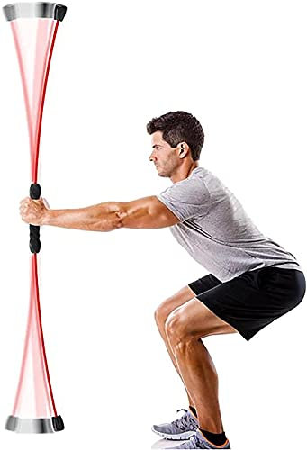 Sport Schwingstab Fitness Swingstick Schwerkrafttrainer zum Trainieren der Tiefenmuskulatur Kraftstange Ganzkörpertraining Gewichtete verbesserte Version Stangen-Trainingsstange mit Gewichten zum Deh