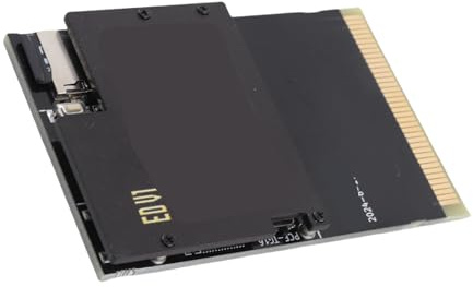 Sxhlseller Cartouche de Jeu 1000 en 1, édition Black Gold, Prise en Charge de la Carte Mémoire FAT32, Carte Mémoire 8G Intégrée, Compatible avec PC Engine et Consoles TurboGrafx 16 avec