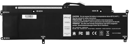 JPking XCNR3 Batterie pour Dell Latitude 13 7370 13 E7370 Ultrabook Serie XCNR3 0XCNR3 WY7CG MH25J CV4PN N3KPP N3KPR XCNR3 P63NY 4H34M G7X14 0G7X14 2 Zellen 7,6V 34Wh