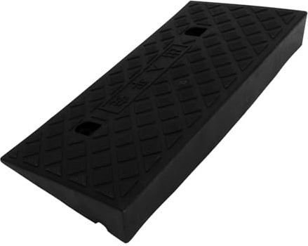 Generisch Anti-rutsch-rampe Rollstuhlrampe Für Türschwelle Rollstuhlrampe Für Den Hauseingang Türrampen Für Rollstühle Türschwellenrampe Rampenmatten Rampen Für Den Hauseingang Plastik Black