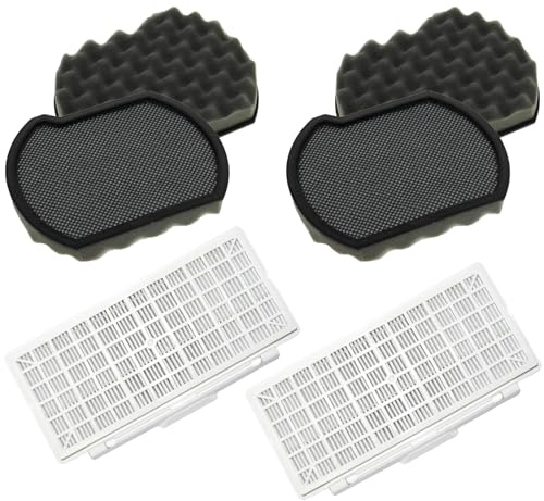 Accesorios de filtro para aspiradoras Bosch Serie 6 BGC41XALL / BGC41X36 / BGC41XSIL Aspiradora de suelo de repuesto VRBSGS41 (6 unidades)