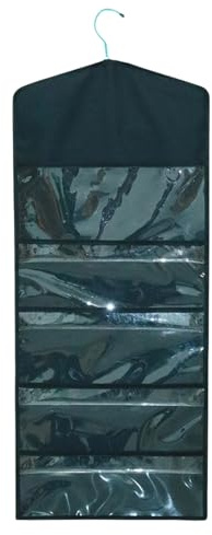 Geschenkpapier Aufbewahrung - Aufhängbarer Organizer Mit Mehreren Fächern - Geräumige Zweiseitige Hängen Geschenkpapier Aufbewahrung Für Büro Kleiderschrank Schlafzimmer Wohnzimmer