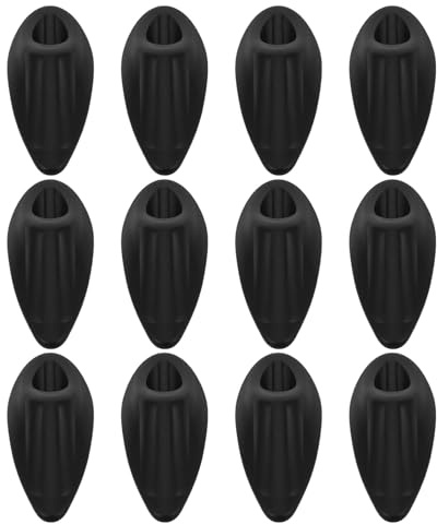 Zerodeko Kit Cablaggio Interno Bicicletta 12 Pezzi Passacavo Cambio Fibbia per Instradamento Cavi Deragliatore e Tappi Telaio in Nylon Nero per Bici da Corsa Mountain Bike e Uso Urbano