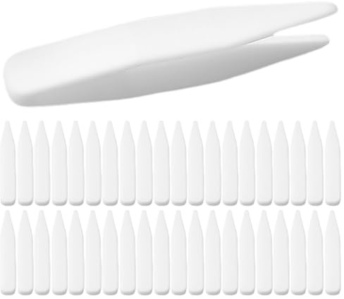 Gogogmee Pinzas Puntiagudas para Maquillaje y Doble Párpado, 100 Unidades, Tamaño Mini, Precisas y Resistentes, para Niños y Uso Profesional, Herramienta de Belleza para Retoques y Cuidado