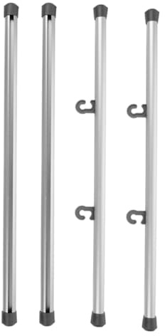 TEHAUX 2 Paar Posteraufhänger Aluminiumlegierung 33cm Metallrahmen mit Klemmschiene für Gemälde und Plakate Büro und Ladenschildhalter