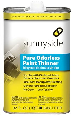 Sunnyside 70532 Pure Odorless Paint Thinner, Quart