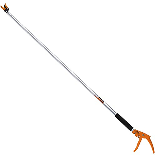 KSEIBI 143020 Long Reach Cut and Hold Bypass Pruner Max Cutting 1/2 inch (7.0 ft - 2.0m)