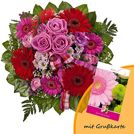 Dominik Blumen und Pflanzen Falling in Love Blumenstrauß, Bunt