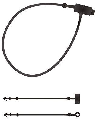 5.000 Sicherheitsfäden LOOP PINS schwarz - Länge wählbar 75mm / 125mm / 225mm (75mm (3))