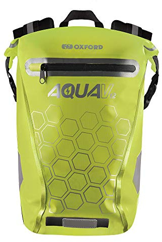 Oxford Aqua Rucksack – Wasserdichter Fahrradrucksack mit reflektierenden Details für hohe Sichtbarkeit