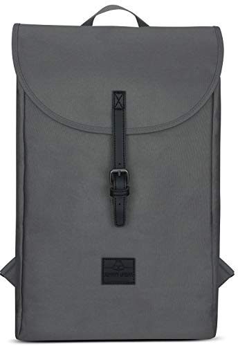 JOHNNY URBAN ryggsäck kvinnor och män – Liam – modern dagryggsäck för universitet kontor, skola och fritid – Daypack med 16 tums laptopfack – vattenavvisande, Mörkgrå, Einheitsgröße