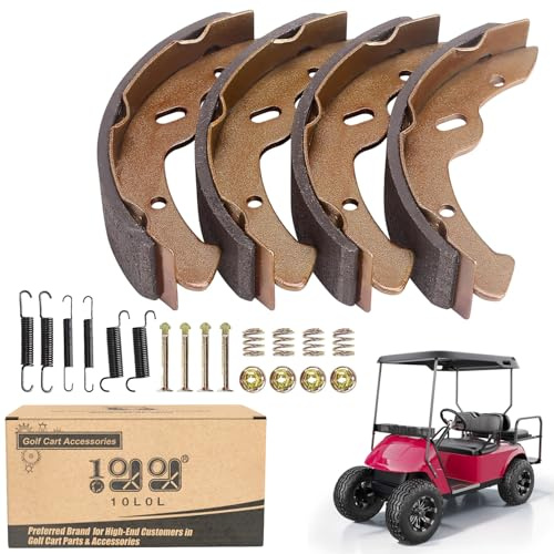 10L0L Brake Shoes for EZGO TXT 1997-2009.5, EZGO RXV Gas 2008-up, Workhorse 1996+, Yamaha G9-G28 1994-2006 Golf Cart, Cushman Columbia Motrec Melex etc. OEM# 27943G01 70794G01 70795G01