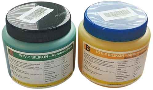 Abformsilikon (1kg), Silikon RTV-2, Sh°20-weich, Dubliersilikon, Formenbau, 1A:1B