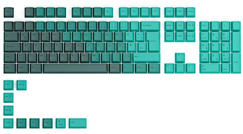 GLORIOUS GPBT Tastenkappen (115x) Cherry-Profil, PBT, ISO, Rain Forest