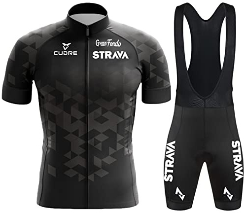 Radtrikot Set,Fahrradtrikot Herren,Atmungsaktives Sommer Kurzarm Fahrradtrikot Kurzarm + Radhose,Fahrradbekleidung Set für Fahrrad Rennrad MTB