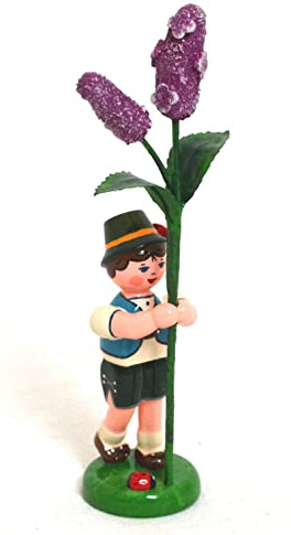 Hubrig Blumenkind, Junge mit Flieder, Höhe etwa 11 cm