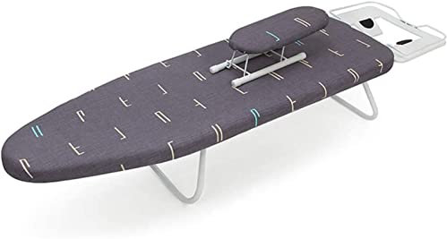 Tabla De Planchar Multifuncional, Mesa De Planchar De Metal Plegable Sala De Estar Balcón Lugar De Trabajo Rejilla De Planchar Cubierta De Agua Helada (Color : A, Size : 110 * 30 * 19CM)
