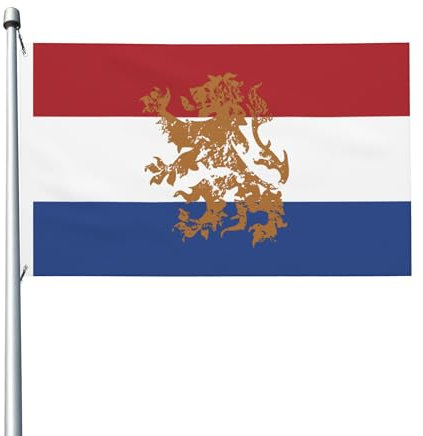 Bandera de Holanda de 3x5 pies, bandera de jardín al aire libre, decoración de la casa, banderas, bandera de fiesta de desfile, bandera con prueba de decoloración UV