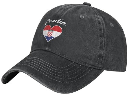 GQWJKSZ Kroatien Baseball Cap Hut Snapback Cap für Männer Frauen Unisex Sommer Trucker Hut