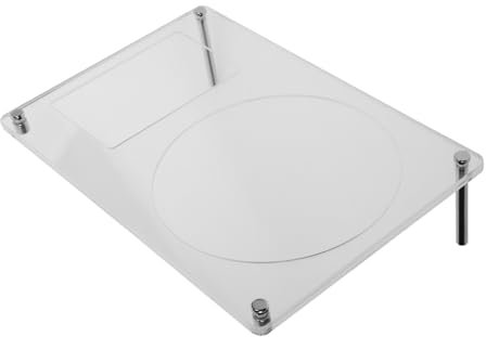 Mikinona Acryl-cd-ständer Cd-kartenhalter Acrylständer Dekorativer Cd-ständer Cd-ständer Zur Präsentation Exquisiter Cd-ständer Cd-ständer Für Tisch Leerer Fotohalter Für Diy-bastelarbeiten