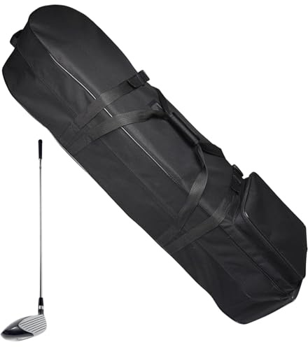 Golf-Reisetasche mit Rollen | Golftasche aus Oxford-Stoff | wasserdichte Reisetasche für Golfschläger | leichte Transporttaschen für Golfschläger, große Reisetasche für Sportler