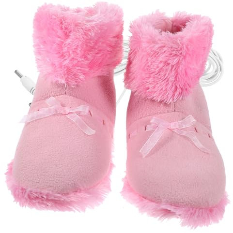 COLLBATH 1ensemble Chauffe Électrique Usb Amovible Pour Hiver Chaussures Chauffantes à Nœud Semelles Chauffantes Maintien Chaleur Confort Optimal Pour Froids