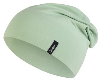 Sterntaler OCS Beanie Uni - Baby Beanie Mütze aus Singlejersey (Bio) - Jungen Kopfbedeckung mit Umschlag und Ohrenklappen - Baby und Kinder Übergangsmütze zum Binden - ab Geburt