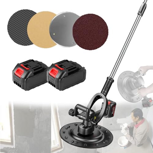 Levigatrice elettrica per pareti Levigatrice per cartongesso, macchina lisciatrice per superfici di pareti in cemento e calcestruzzo, frattazzo elettrico per intonaco, stucco per cemento con