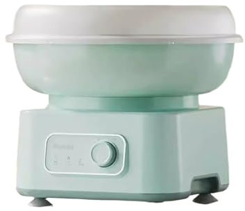 WANGHAI-666 Machines à Barbe à Papa Machine à Barbe à Papa Domestique, Mini Machine à Barbe à Papa Commerciale entièrement Automatique, Faite à la Main Machines à Barbe à Papa(Green)