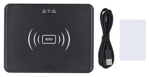 Lector de Tarjetas de Identificación de Doble Modo con Kit SDK-lector rfi d ISO 18000-6C/6B, Cifrado Anti-copia, Rango de 60 Cm, Escáner Industrial ABS/PC para el Control y