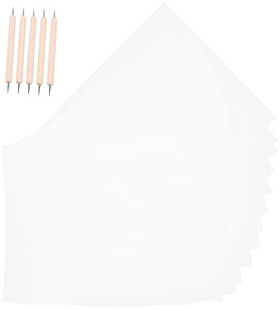 Angoily Graphit-kohlepapier Und Transparentpapier Mit Doppelseitigen Kopierstiften Hochwertige Transferfolie Für Holz Stein Papier Zeichnen Übertragen Und Kunsthandwerk