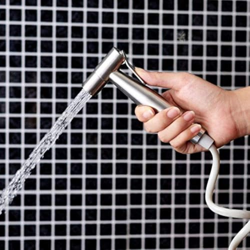 Dubbelfunktions bidé toalettspray, kraftfull och mångsidig handhållen spray med krantryck för personlig hygienrengöring (guld)