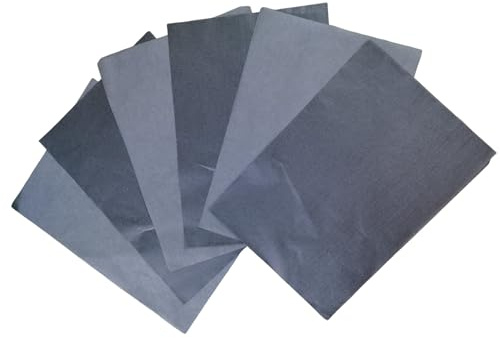 50 hojas de papel de copia, papel de transferencia, papel de calco negro, papel de calcar para madera, papel carbón para trazar, papel de grafito, papel de copia, papel A4 para papel, madera, lino, 21