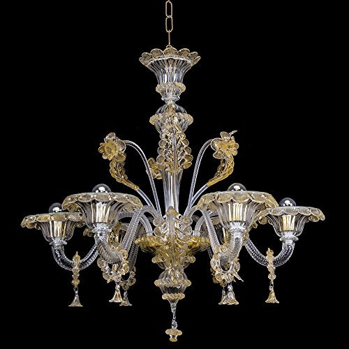 Gran Canal lux 6 lights crystal gold