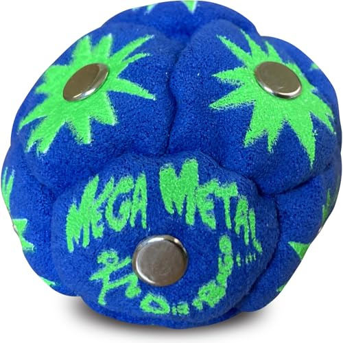 World Footbag Dirtbag Mega Metal Footbag Sack- Footbag, Blue