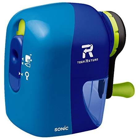 Sonic Manuelle Spitzmaschine, Anspitzer toga-return (Japan Import/Das Handbuch und werden geschrieben in Japanisch) blau