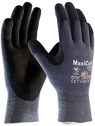 ATG 44-3745 - Guante MaxiCut Ultra, anticorte nivel 5C, color azul, talla 7