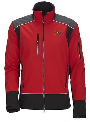 PSS Softshelljacke X-treme Shell Rot/Schwarz Größe XL
