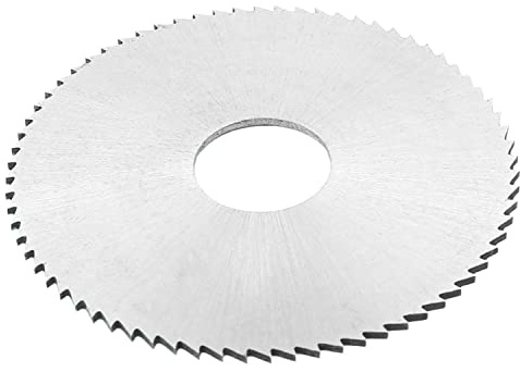 Utoolmart HSS Kreissägeblatt Scheibe 60 mm Durchmesser 72 Zähne 16 mm Dorn Trennscheibe mit 1,2 mm Dicke für Holz, Kunststoff, Metall