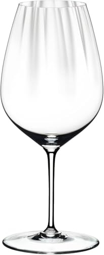 RIEDEL Performance Cabernet/Merlot Gläser 4er Set, 834 ml, Rotweingläser mit optischem Effekt, Kristallglas