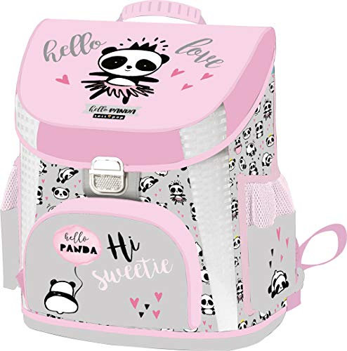 SCOOLSTAR Panda Schulranzen Mädchen 1 Klasse Tornister Schulrucksack Schultasche für Grundschule super leicht