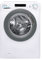 Candy Smart CSS41272DWSE-11 Lavatrice, 7 Kg, Carica Frontale, Libera Installazione, 1200 RPM, 16 Programmi, Tecnologia NFC, Cicli Aggiuntivi, Classe C, Bianca, AxLxP 85x60x45