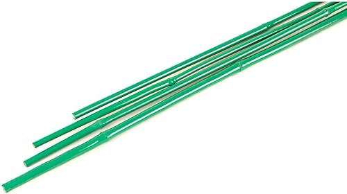 BURI 24 Stück Bambusstäbe Pflanzstäbe 120cm Rankhilfe Garten Zubehör Pflanzenstütze Gemüsepflanzen Zimmerpflanzen Tomatenstäbe Tomaten Rankstab Rankstäbe Pflanzenstab Pflanzenstützen Bambus grün