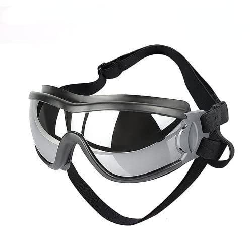 LILIIZ-L Sonnenbrillen Für Hunde,Hunde Sonnenbrille,Hundebrille Haustier Sonnenbrille Wasserdicht Winddicht Augenschutz (Schwarz)