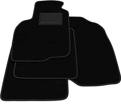 Fußmatten kompatibel mit Mitsubishi Lancer Evo 8 2003-2005, kein Dekor, maßgeschneiderte Automatten Set, Teppichboden, Autoteppich