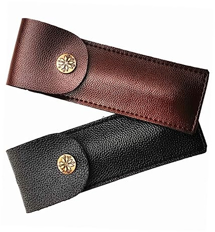 ABOOFAN 6 Pièces couteau à découper phoque étui en cuir pochette à couverts coupeur à couteaux sacs de coupe de protection housses de protection pour couteaux pu burin