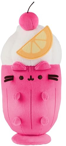 GUND Pusheen’s Kitchen: Fruit Parfait Plush, Toy Dessert Food Stuffed Animal for Ages 8 and Up, Pink, 9.5”