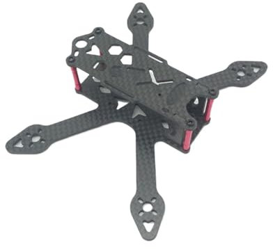 XYWOPO CGB120 120 mm Kohlefaser-Rahmen-Set x 4-Achsen-DIY-Micro-FPV-Racing-Quadcopter-Drohne Quadrocopter-Rahmenarme